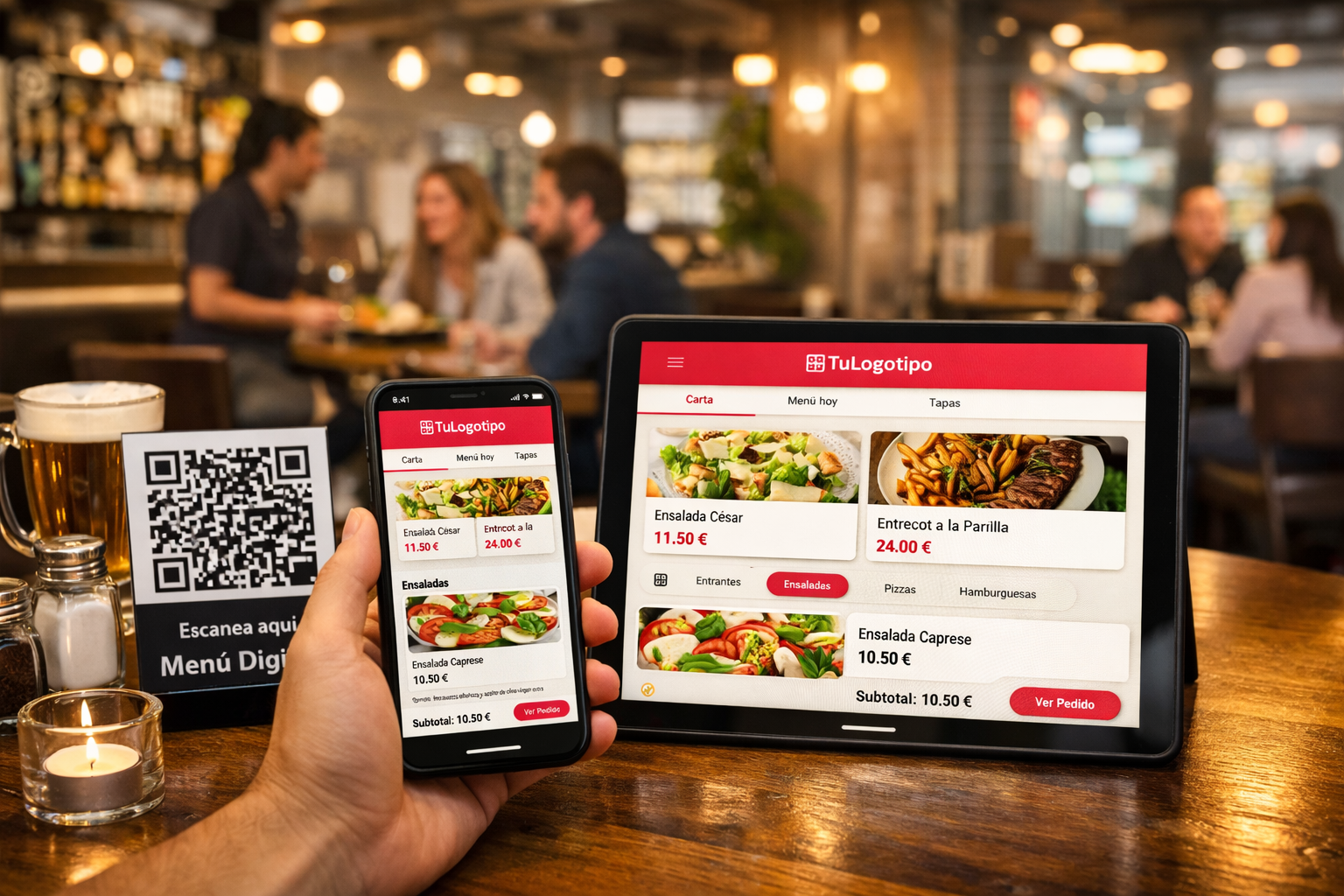 Menús digitales que aumentan ventas y reducen costos