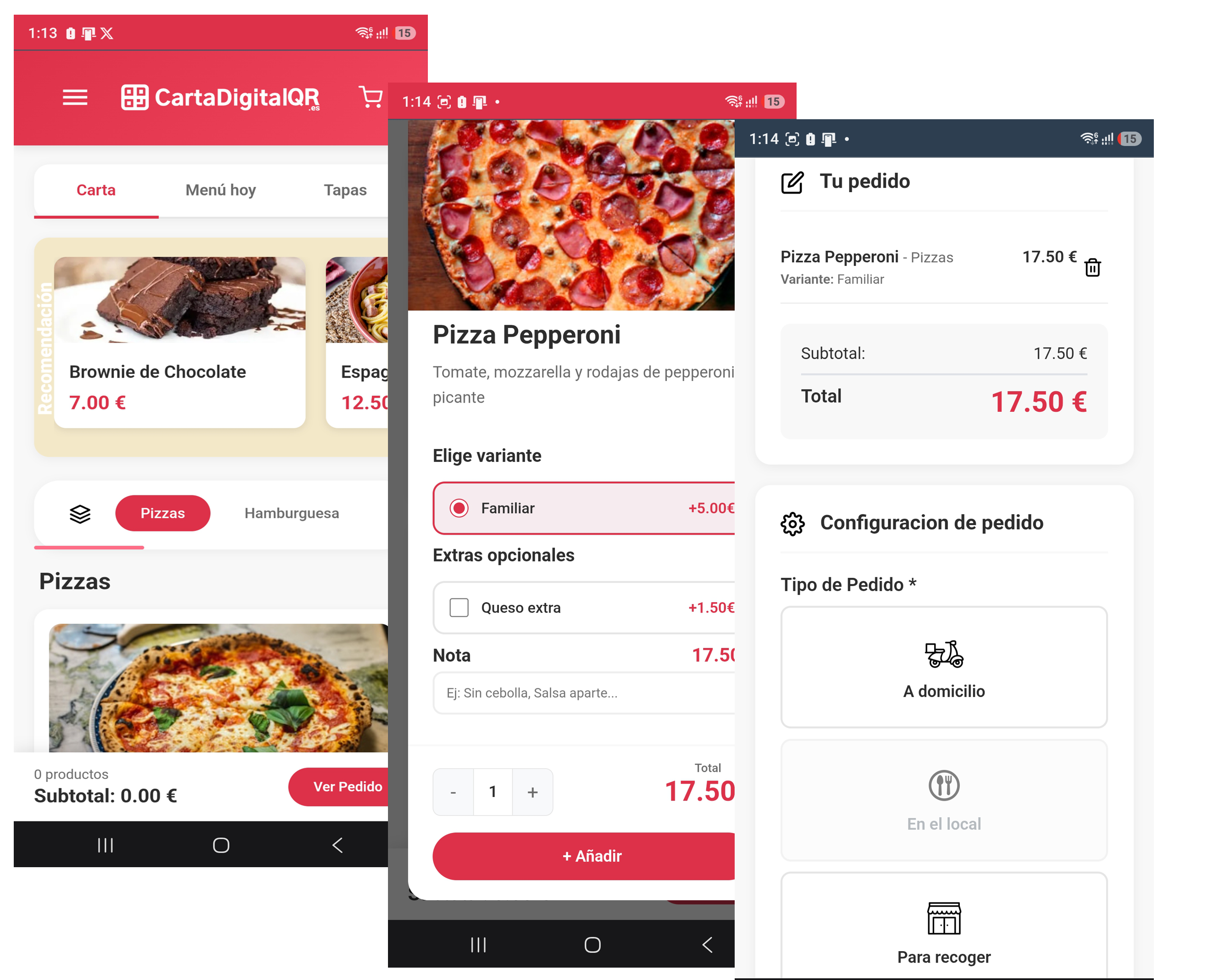 Carta Digital con QR