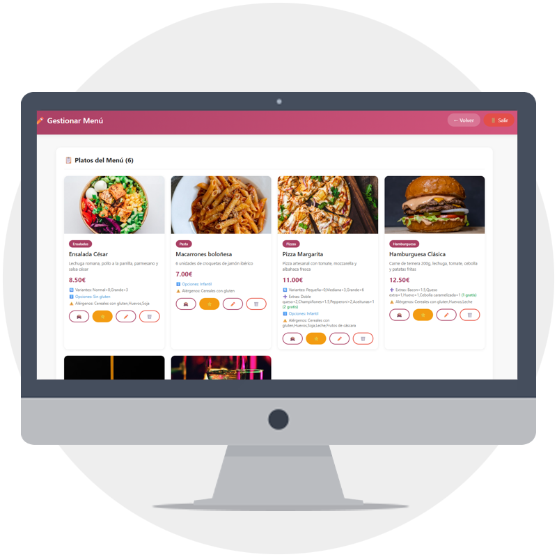 demo carta digital QR